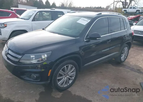 2013 Volkswagen Tiguan из США, поврежденный, VIN WVAGV7AX8DW503400